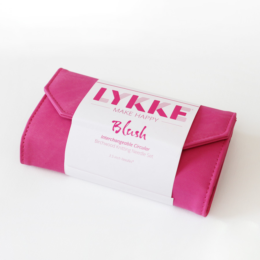 Набор укороченных спиц 7 см Lykke Blush Fuchsia