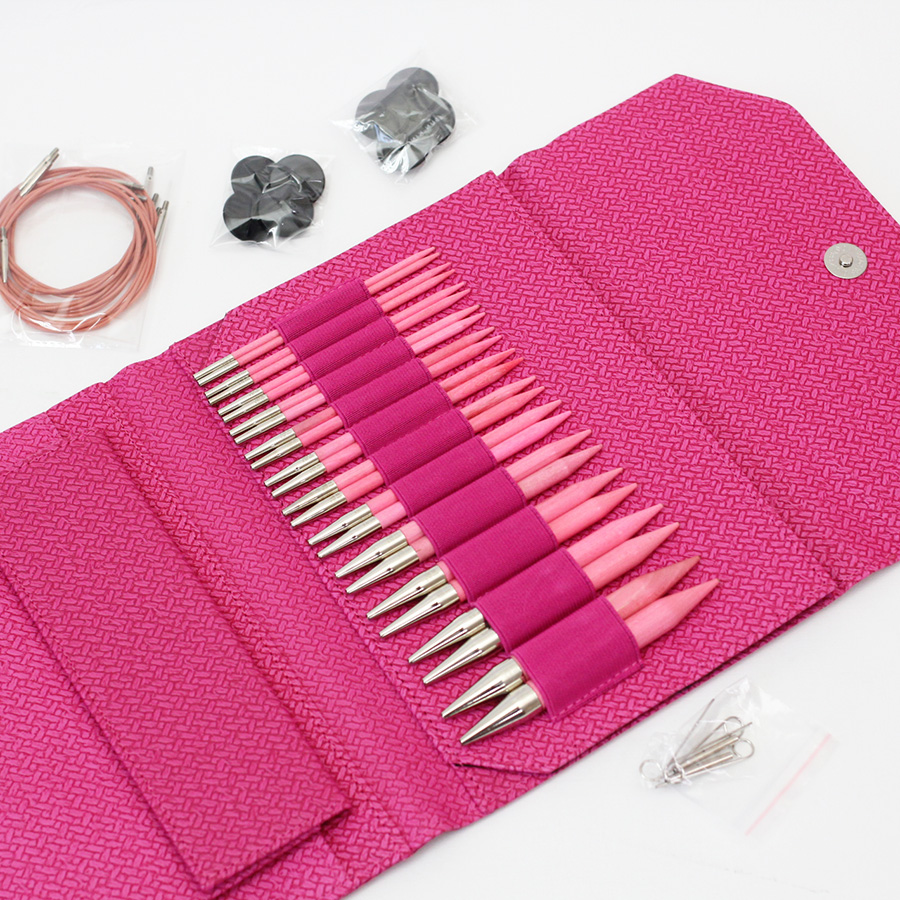 Набор съемных спиц 12 см Blush Magenta Lykke
